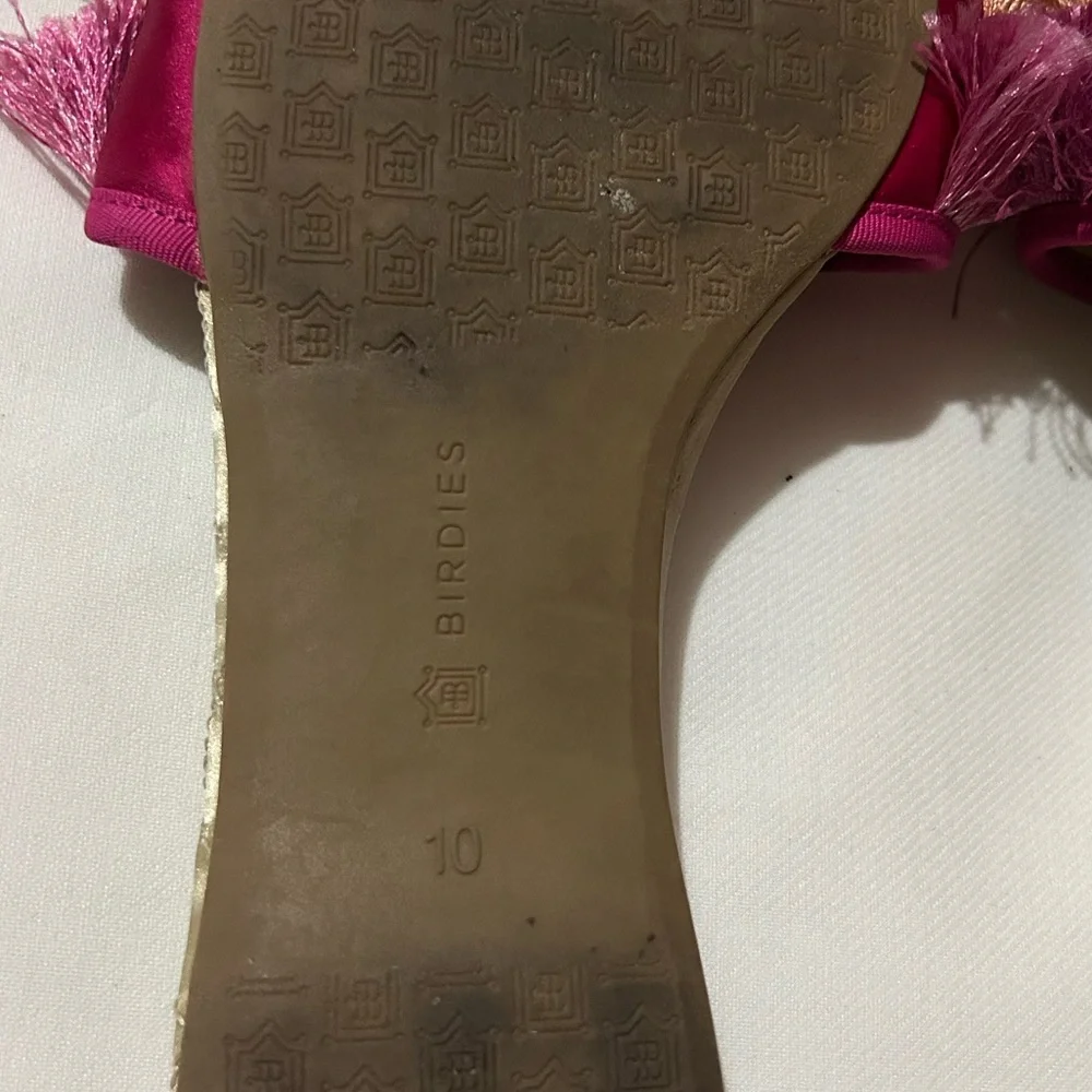 Birdies sparrow fringe sandal slides - Picture 6 of 9